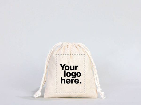 Custom Muslin Bags - 4"W x 5"H (10 x 13 cm)  Organic Cotton Favor Bags -   Wedding Favor Drawstring Bags - Jewelry - Gift - Produce - Packing Bags