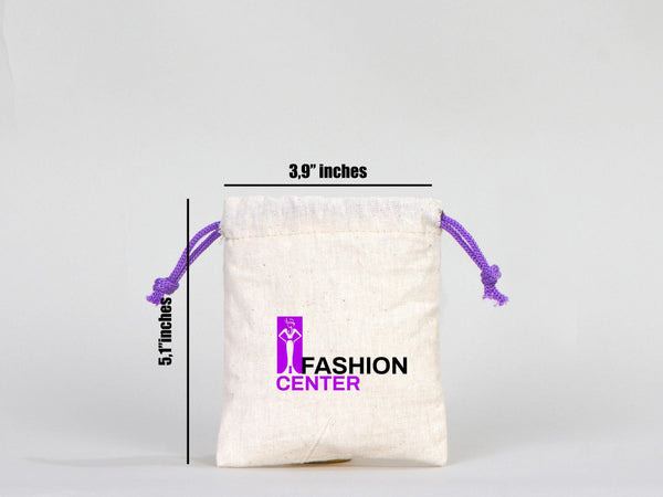 Drawstring Muslin Bags 4"W x 5"H (10 cm x 13 cm), Organic Cotton Pouch Bag, Wedding Welcome Bags, Produce Bag, Sachet bags, Custom Favor Bags