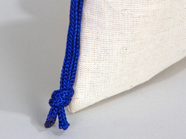 Drawstring Pouches Bag - 4"W x 5"H (10 cm x 13 cm) -  Hangover Kit - Favor Bags - Wedding Favor Bags - Bachelorette Party Ideas - Blue Bags