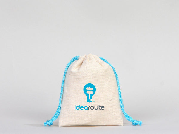 Turquoise Drawstring Custom Cotton Pouch 4"W x 5"H (10 cm x 13 cm), Great For Packing And Wrapping, Cotton Pouch Bag, Bridal shower Bag, Favor Bags Pouches