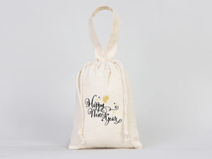 Custom Favor Bags  6"W x 8"H  (15,5 cm x 20 cm) Party Favor Bags Muslin Bags  Drawstring & Handle  Party Favor Bags , Cotton Gift bags