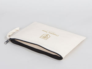 Custom Makeup Bag  10"W x 7"H - Bridesmaid Bag, Girls Trip Makeup Bag - Zippered Cosmetic Bags