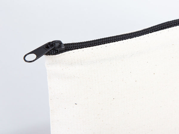 Personalized Coin Purse, 6"W x 5"H (15 cm x 13 cm) Zippered Pouch Bag, Coin Pouch Bag, Linen Coin Purse with Zipper, Linen Coin Case