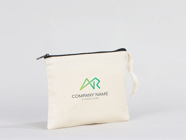 Custom Makeup Bag - 8"W x 6"H (21 cm x 15 cm  Cosmetic Makeup Bag - Bridesmaid Cosmetic Bag  - Zippered Cosmetic Bags