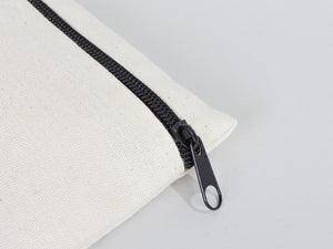 Custom Pencil Bags -  8"W x 4"H (21 x 10 cm)  Mini Cosmetic Cotton Bag | School Pouches Back To School Gifts  -  Zippered Bag