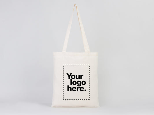 Custom Tote Bag - 14"W x 16"H (35 x 40 cm) - Wholesale Tote Bags with Your Logo - Promotional Eco Bag - Photo, Logo, or Text Print - Market, Wedding, Party, Shopping Bags