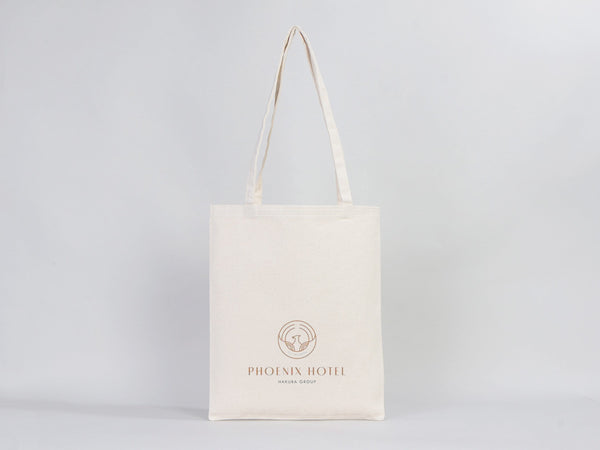Custom Canvas Tote Bags Bulk – 14"x16" Natural Color with Logo Printing | Wholesale Cotton Totes