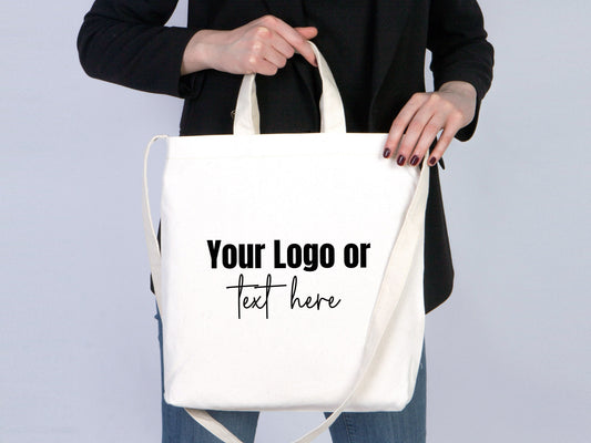 Canvas Tote Bag, 15"W x 15"H (40 cm x 40 cm) Wholesale Tote Bags With Your Logo, İmage, Text, Canvas Bag Print