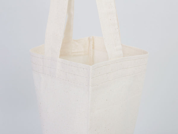 Custom Long Handle Tote Bag 10"x14" – Mini Promotional & Shopping Bag