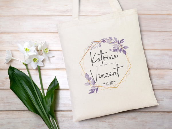 Wedding Favor Bags – Personalized Cotton Tote Bags for Bridal Party & Bridesmaid Gifts