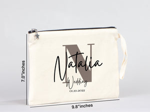 Bridal Party Clutch Bags – Custom Cotton Bridesmaid Wedding Gift