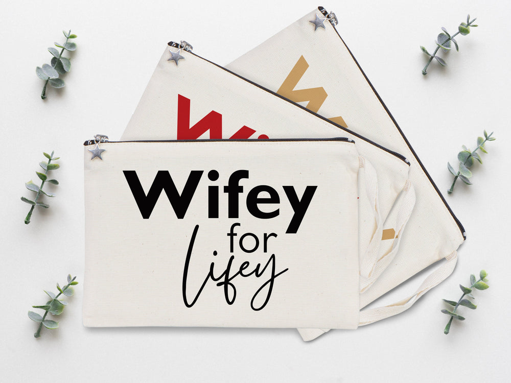 Wedding Clutch Bag -  10"W x 7"H  Custom Cotton Clutch Bag - Wedding Cotton Clutch Gift