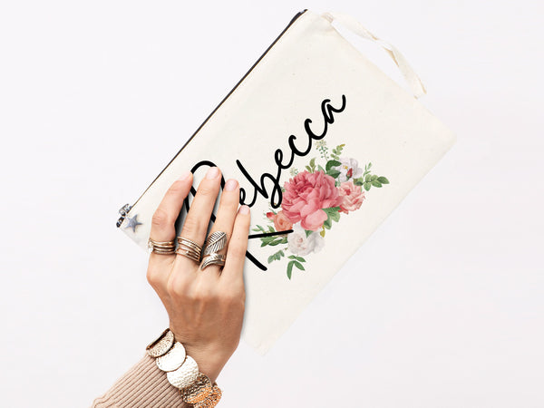 Wedding Clutch Bag 10"x7" – Custom Eco-Friendly Cotton Bridal Clutch