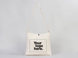 Canvas Messenger Bag – 11"W x 13"H Custom Crossbody Saddlebag