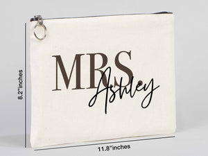 Large Clutch Bag For Wedding Gift 12"W x 8"H (30 cm x 21 cm) - Custom Cotton Big Clutch Bag - Wedding cotton clutch gift - Clutch Wedding Clutch Bagg