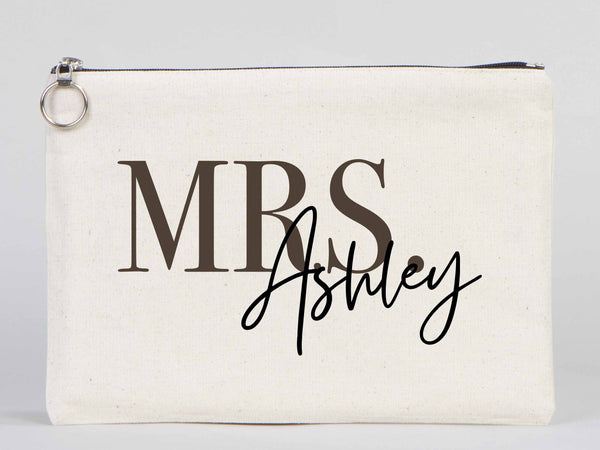Large Clutch Bag For Wedding Gift 12"W x 8"H (30 cm x 21 cm) - Custom Cotton Big Clutch Bag - Wedding cotton clutch gift - Clutch Wedding Clutch Bagg