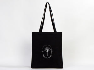 Canvas Custom Tote Bags Black 14"x16" – Personalized Logo Print