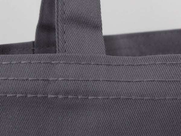 Custom Gray Cotton Tote Bag 14"x16" – Eco-Friendly Personalized Logo, Gift & Promotional Bag