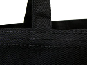 Black Cotton Tote Bag – 14"x16" Reusable Custom Print Canvas Bag Wholesale