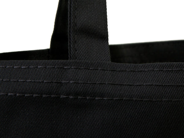 Black Cotton Tote Bag – 14"x16" Reusable Custom Print Canvas Bag Wholesale