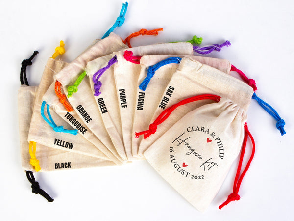 Hangover Kit Bags - 4"W x 5"H (10 cm x 13 cm) Party Recoveryt Kit Bags - Surival kit pouch - Custom Hangover bags - Bachelorette Party