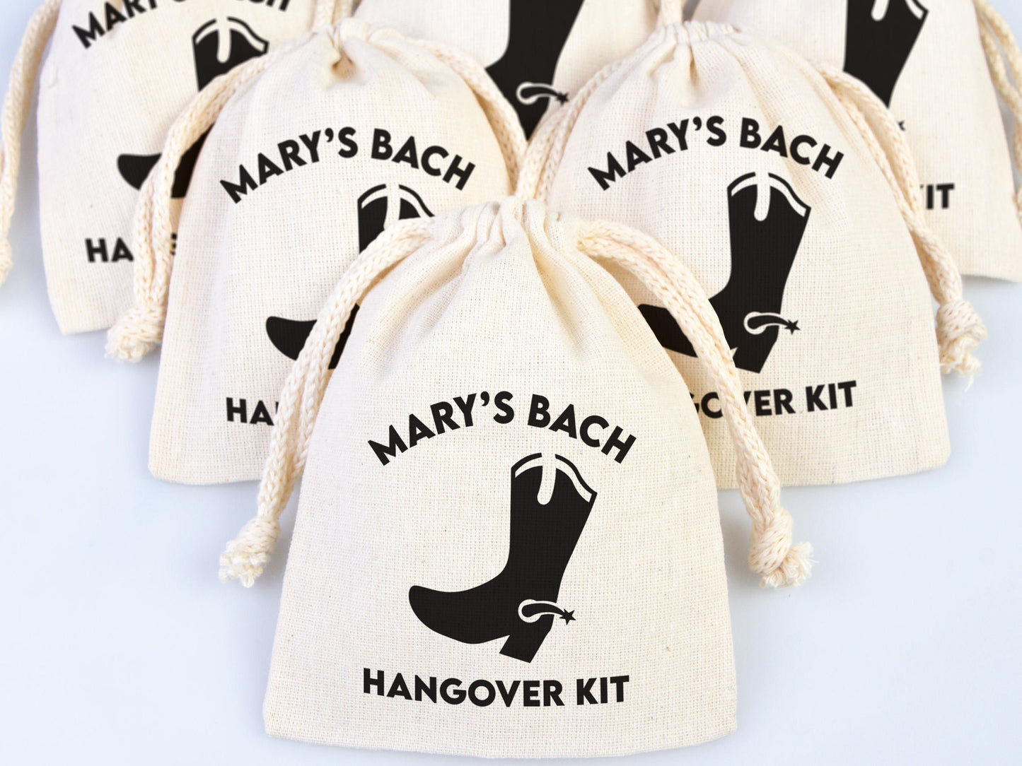 Hangover Kit Bags -  Party Recoveryt Kit Bags - Surival kit pouch -  Hangover bags - Bachelorette Party - Custom Print Cotton Bags