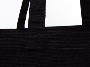 Canvas Custom Tote Bags Black 14"x16" – Personalized Logo Print
