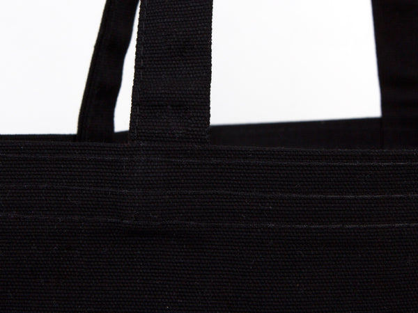 Canvas Custom Tote Bags Black 14"x16" – Personalized Logo Print