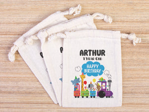 Custom Name, Happy Birthday Gİft Bags, Party Bags for first birthday, Personalized Bags - Custom Goodie Bags - Happy For Kids