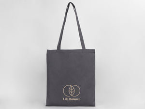 Custom Gray Cotton Tote Bag 14"x16" – Eco-Friendly Personalized Logo, Gift & Promotional Bag