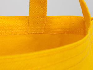 Personalized Yellow Gabardine Tote Bag – 14"x16" Custom Logo Print