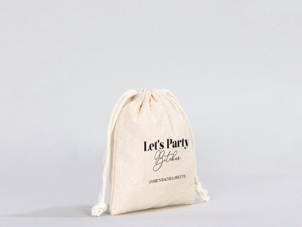 Lets Party Bitches hangover kit, Bachelorette Party, Survival Kits, Hangover Kits, Custom Handmade Hangover Pouch Bag, Organic Pouches