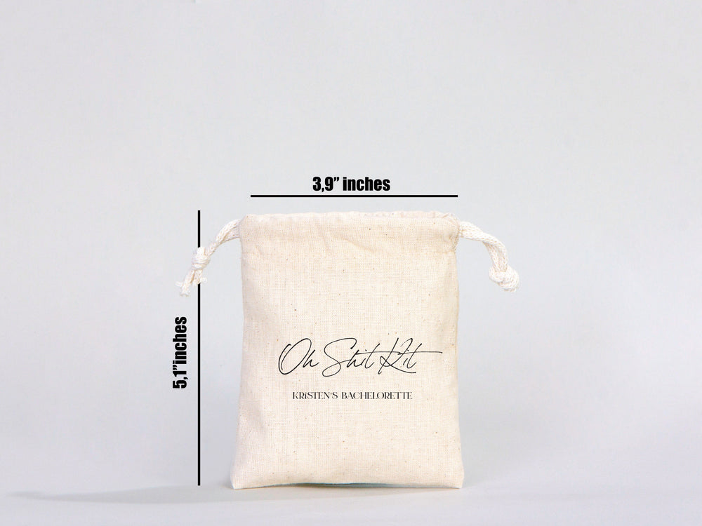 Oh Shit Kit, Bachelorette Party, Survival Kits, Hangover Kits, Custom Handmade oh shit kit Pouch Bag, Organic Pouches