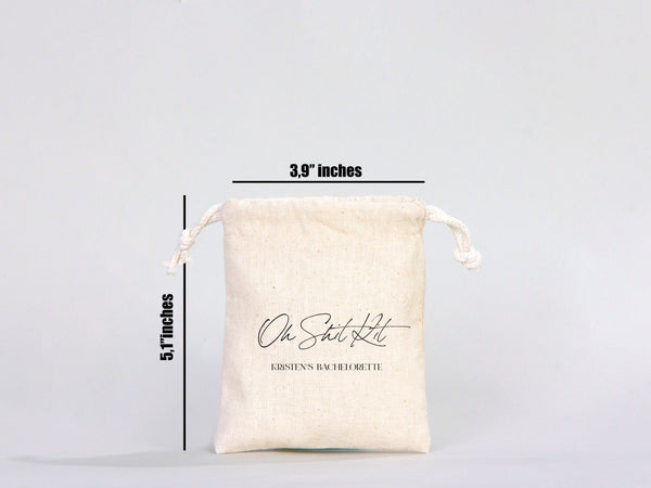 Oh Shit Kit, Bachelorette Party, Survival Kits, Hangover Kits, Custom Handmade oh shit kit Pouch Bag, Organic Pouches