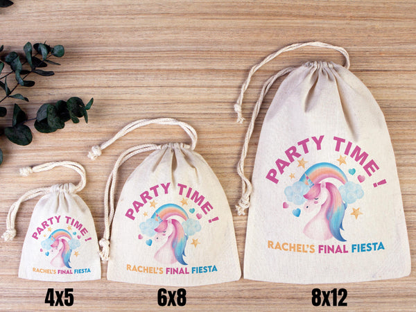Final Fiesta Siesta Hangover Kit Pouch - Recovery Kit - Bachelorette Party - Mexico Survival Kit - Custom Print Bags For Party