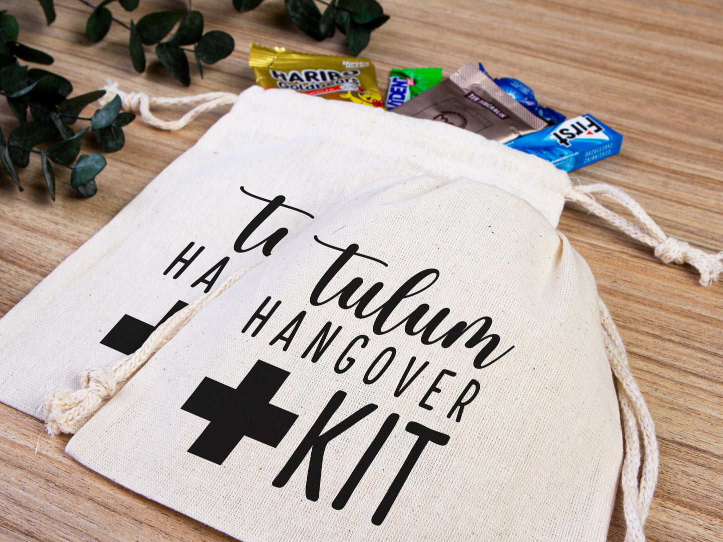 Tulum Hangover Kit Bags, Survival Kit Bags Wedding Recovery Kit Party Bachelorette Birthday Party, Organic Cotton Drawstring Pouchs Bag