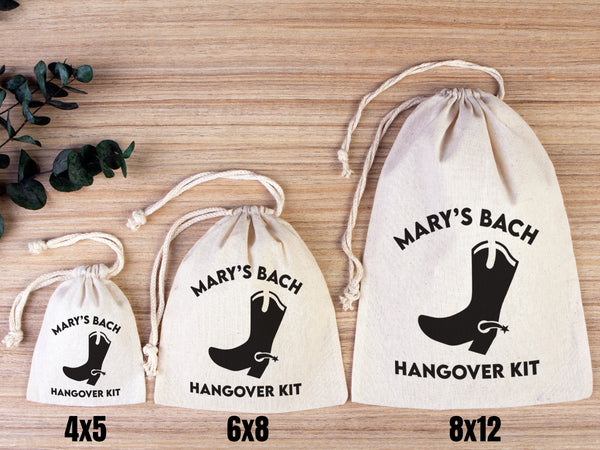 Hangover Kit Bags -  Party Recoveryt Kit Bags - Surival kit pouch -  Hangover bags - Bachelorette Party - Custom Print Cotton Bags
