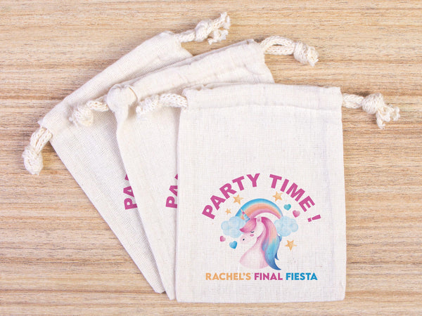 Final Fiesta Siesta Hangover Kit Pouch - Recovery Kit - Bachelorette Party - Mexico Survival Kit - Custom Print Bags For Party