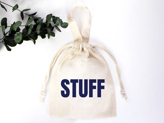 But First Champagne Bag, 6"W x 8"H (15 cm x 20 cm) Hangover kit Bag - Birthday Bag Organic Cotton