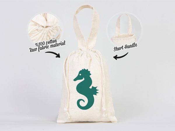 Favor Bag, Birthday Bag  6"W x 8"H (15.5 cm x 20 cm) Cotton - Reusable Bags, Organic Cotton Gİft Bags, Party, Event Bags