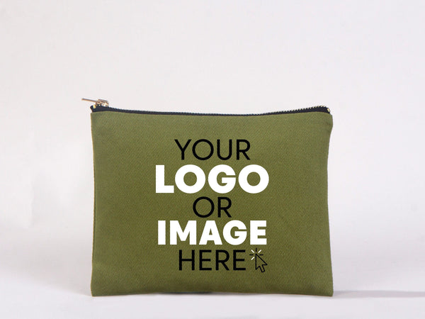 Custom Printed Colorful Makeup Bag - 6"W x 8"H (15 x 21 cm)  Cosmetic Clutch Bag, Bridesmaid Cosmetic Bag, Makeup Bag