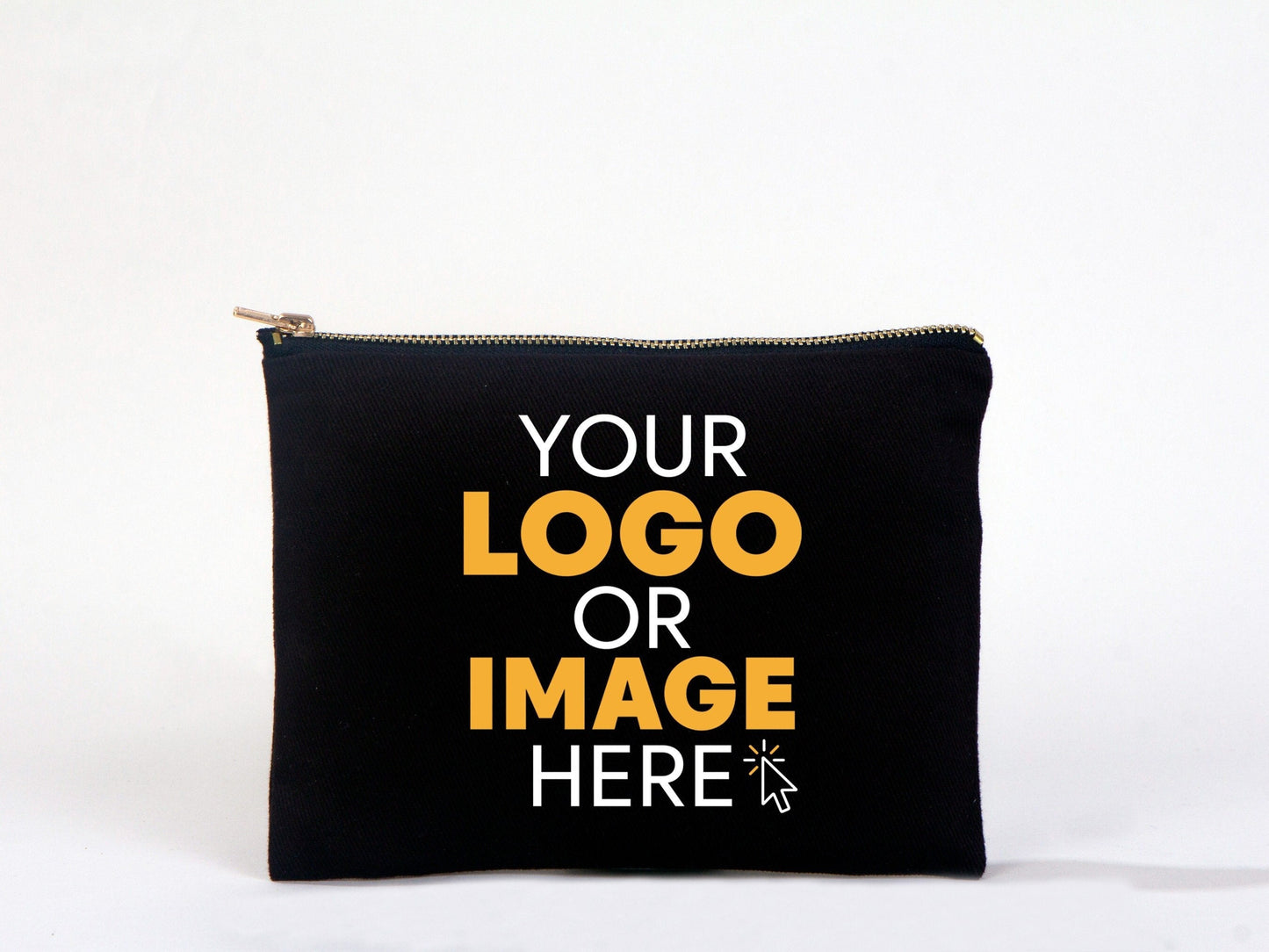 Custom Black Clutch Bag 8"W x 6"H (21 cm x 15 cm), Colorful Clutch Bag, Cosmetic Makeup Bag, Bridesmaid Cosmetic Bag