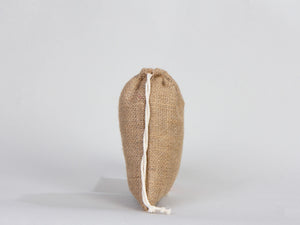 Burlap Drawstring Bags 6"W x 8"H (15 cm x 20 cm) - Custom Jute Bag  - Burlap Bags with Drawstring - 100% Natural Jute Bags