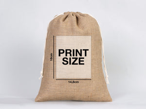 Tote Bags 12"W x 16"H (30 cm x 40 cm) - Coffee Bag - Packing Bag - Burlap Bag With Drawstring - 100% Natural Jute Bags - Jute Drawstring Gift Bags