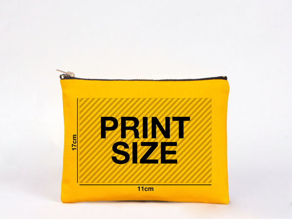 Personalized Makeup Clutch Bags - Stylish  8"W x 6"H (21 cm x 15 cm) Clutch - Custom Elegance - Women Bag