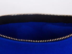 Personalized Cosmetic Clutch Bag  8"W x 6"H (21 cm x 15 cm) - Stylish Makeup Pouch with Zipper - Bridesmaid Cosmetic Bag - Customizable Makeup Bag