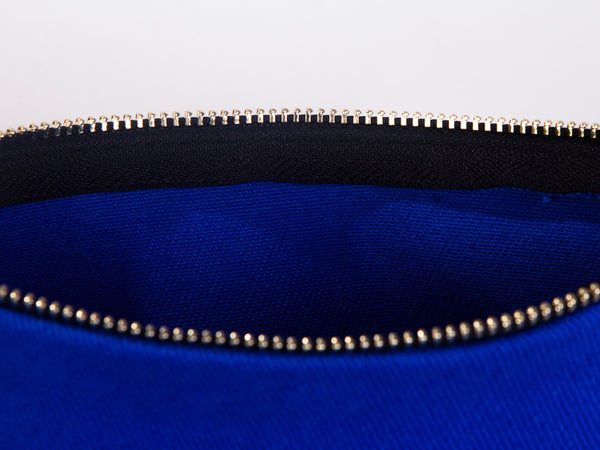Personalized Cosmetic Clutch Bag  8"W x 6"H (21 cm x 15 cm) - Stylish Makeup Pouch with Zipper - Bridesmaid Cosmetic Bag - Customizable Makeup Bag