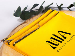 Personalized Makeup Clutch Bags - Stylish  8"W x 6"H (21 cm x 15 cm) Clutch - Custom Elegance - Women Bag