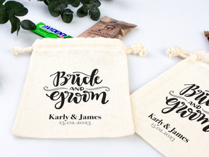 Bride And Groom Bag, Recover Kit Bags -  Custom With Your Name Or Design, Bachelorette Party, The Groom The Bride Personalized