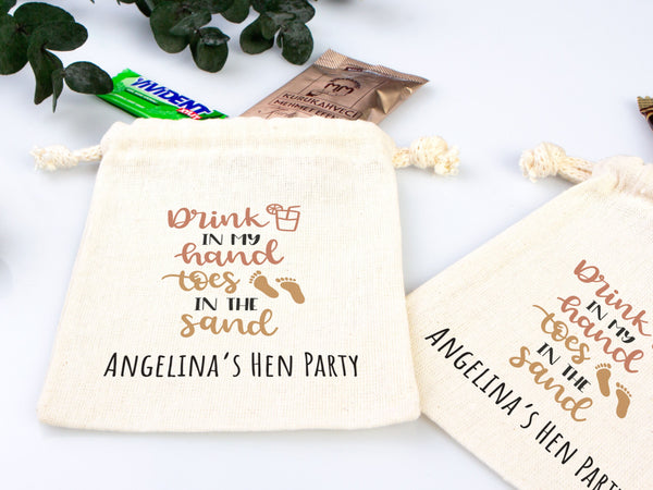 Hen Party Hangover Bag, Recover Kit Bags, Custom With Your Name Or Design,  Bachelorette Party, Survival Kits, Hangover Kits, Organic Bag